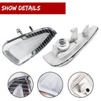 2X Clear Front Corner Turn Signal Light Housings for Dodge Charger (2006–2010)