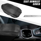 Center Console Armrest Cover for Toyota Camry (2007–2011) Faux Leather Black