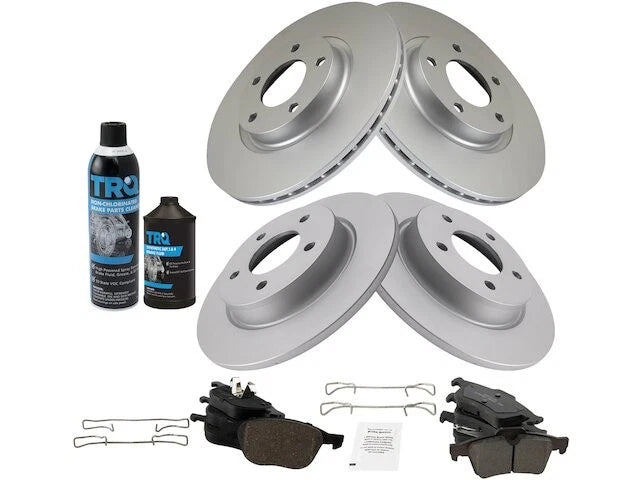 Brake Pad and Rotor Kit for Mazda 3 2004-2005 (2.3L 4 Cyl, FX664KV)