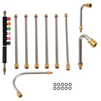 Set of 10 High Pressure Washer Wands for Power Washers (15in, 4000PSI)