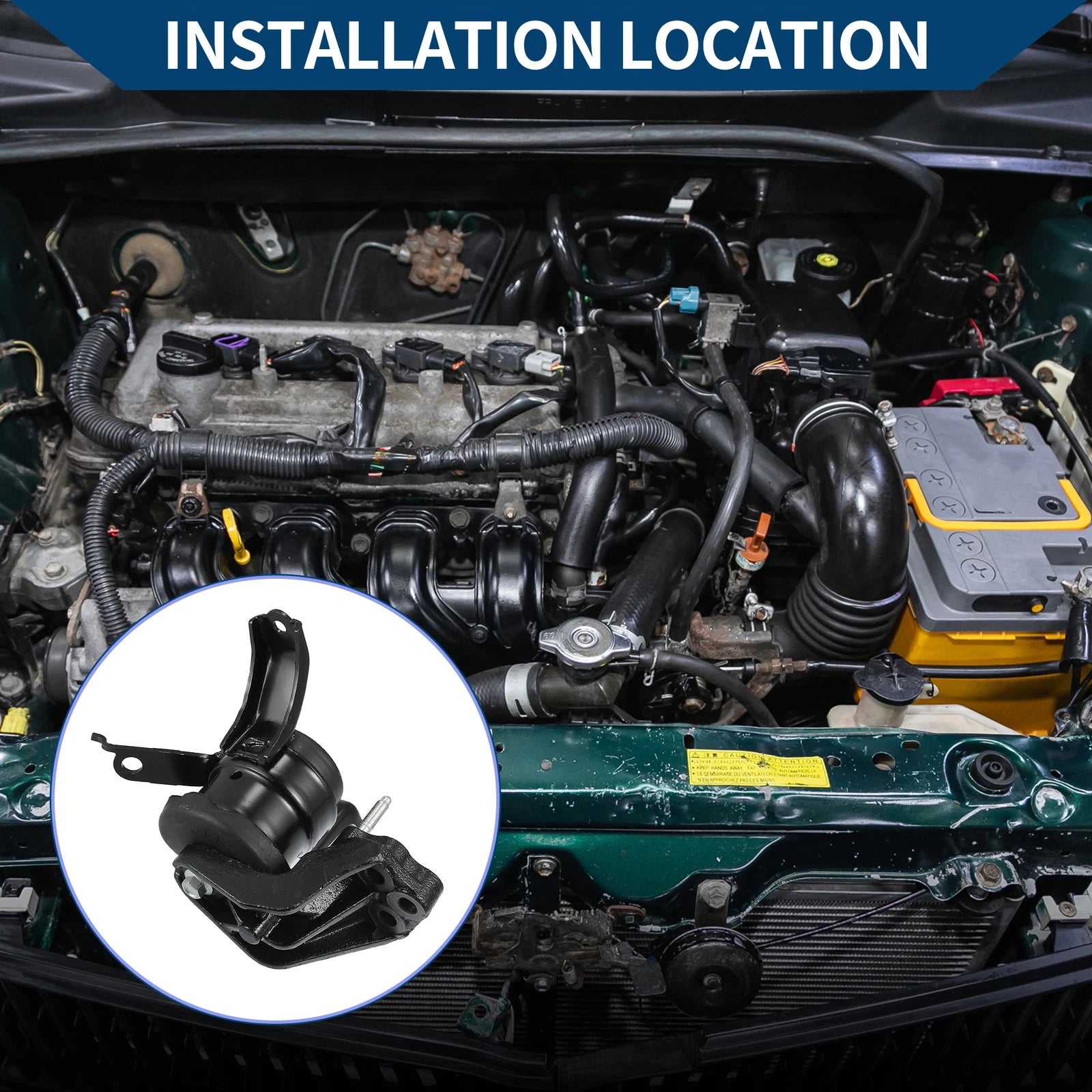 Right Engine Motor Mount for Toyota Yaris (2005–2010)