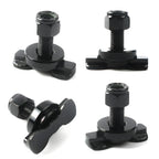 Pack of 8 L-Track Double Lug Threaded Stud Nut Fitting Tie Down