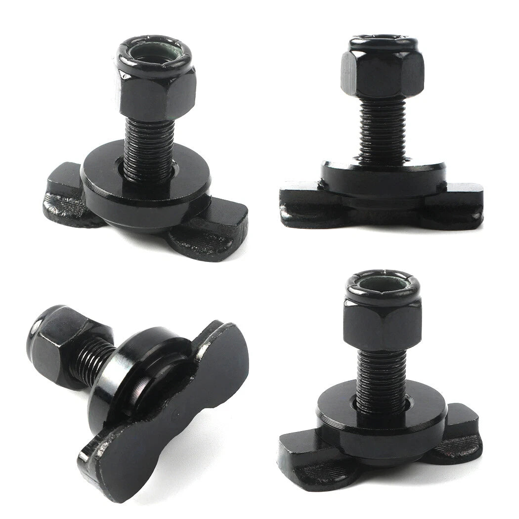 Pack of 8 L-Track Double Lug Threaded Stud Nut Fitting Tie Down