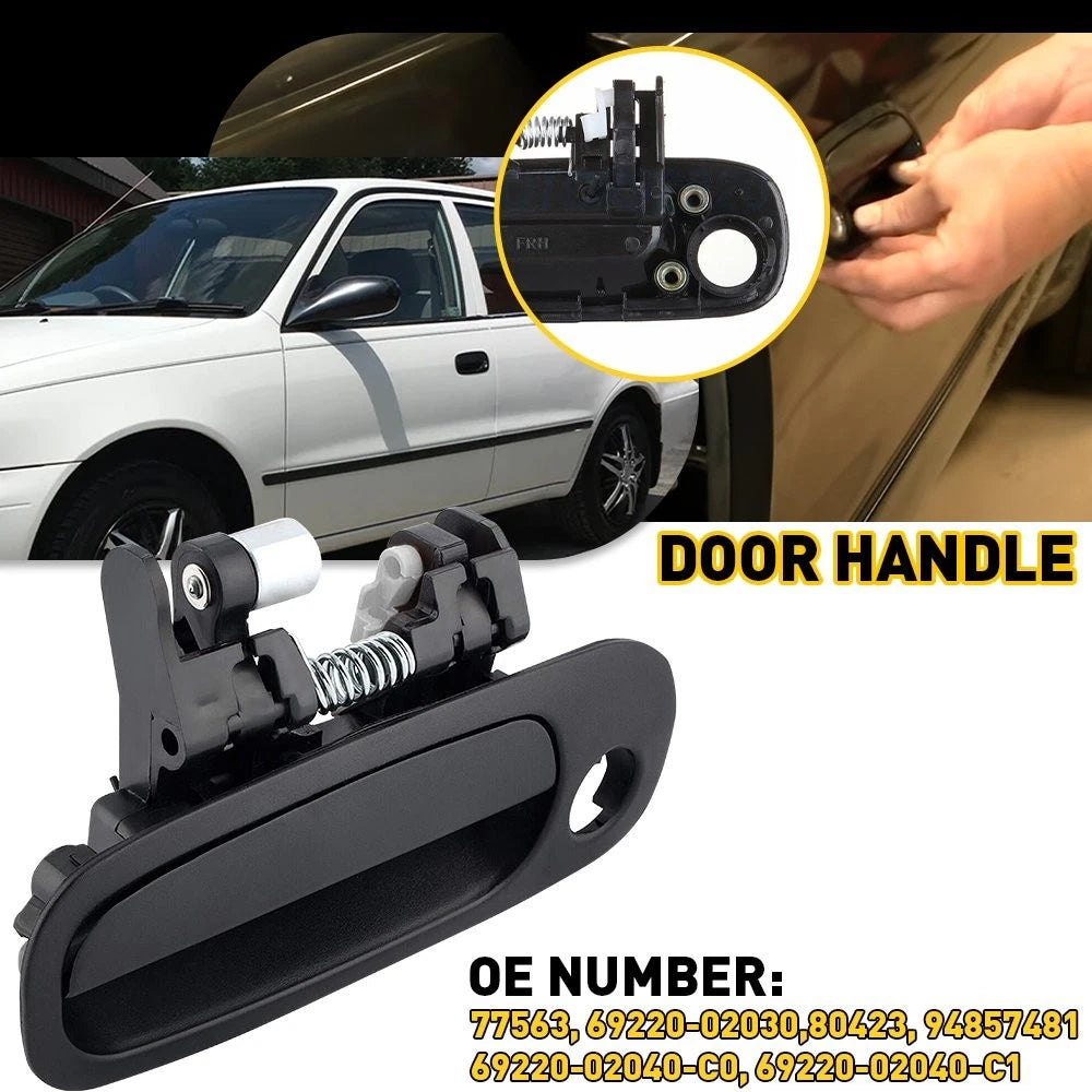 Front Driver Side Exterior Door Handle for Toyota Corolla (1998–2002) 77563, 94857481