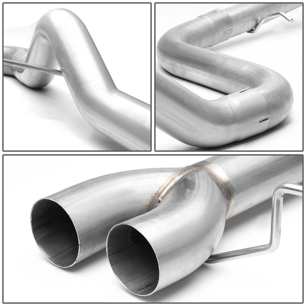 Stainless Dual 3"OD Catback Exhaust System for Ford Fiesta ST (2014–2018)