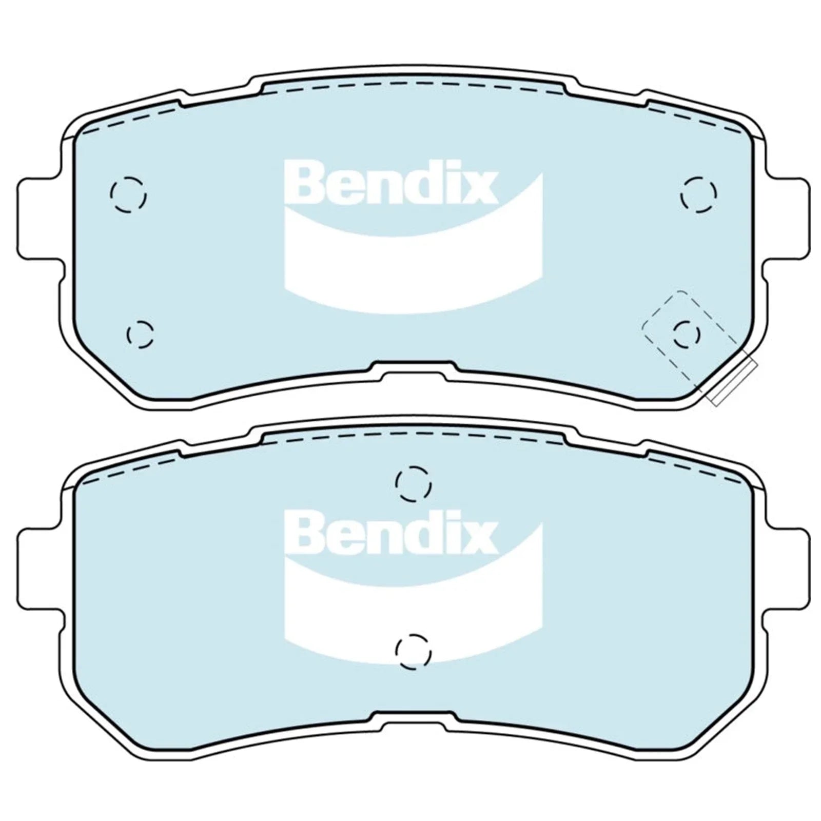 Rear Disc Brake Pad Set GCT for Hyundai ix35 LM 4cyl 2.0L 2.4L (2010-2015)
