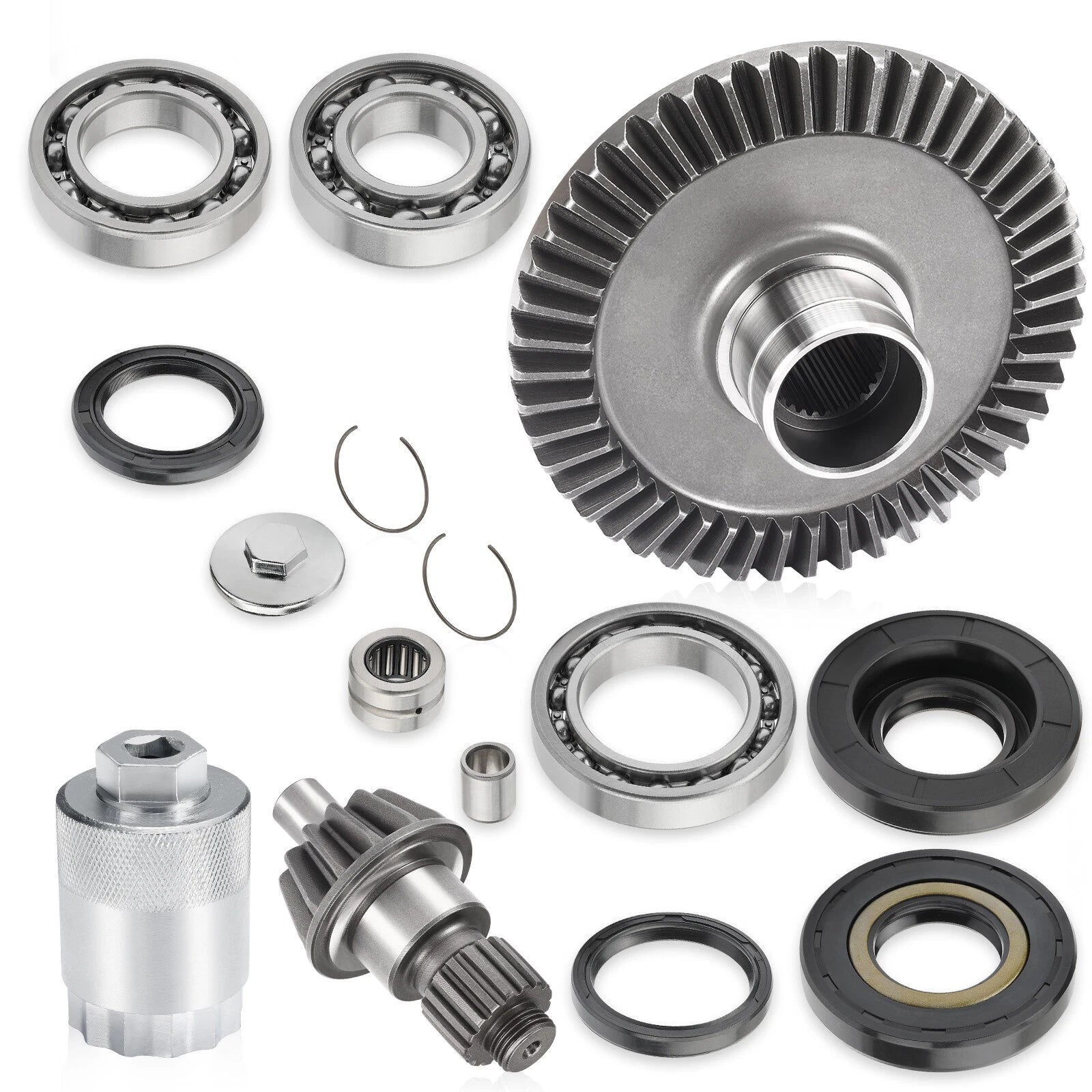 Rear Diff Bearing Pinion Gear Kit for Honda Rancher 350 400 (2000–2006)