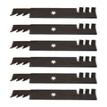 6 Pack 52" Blades for Husqvarna MZ 5225 (2010–2015) 521981501, 539112079