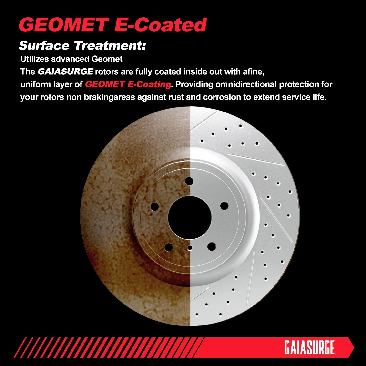 Rear Disc Brake Rotors & Ceramic Pads for Chevy Traverse GMC Acadia (2009–2017)