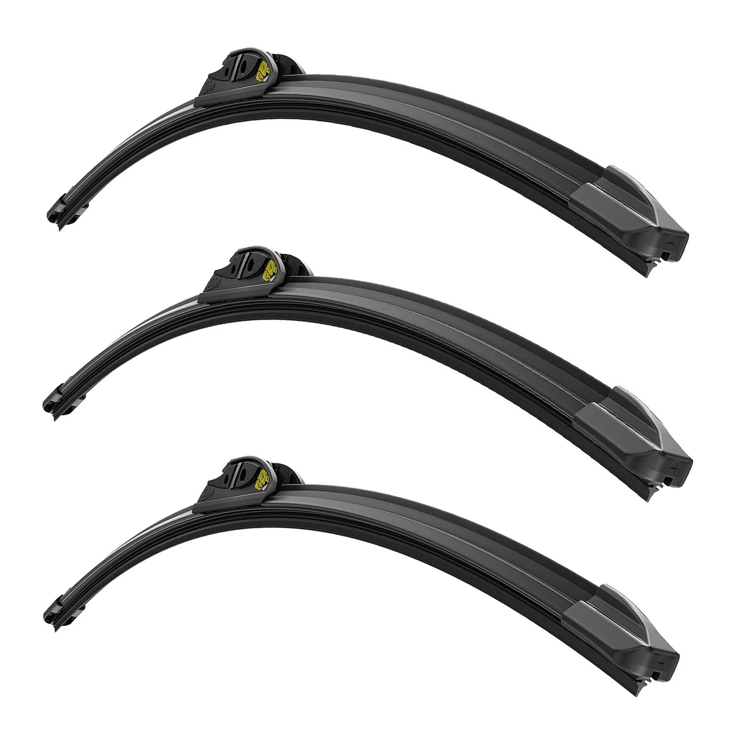 3pc Wiper Blade Kit for Valeo Ultimate Beam (2010–2020)