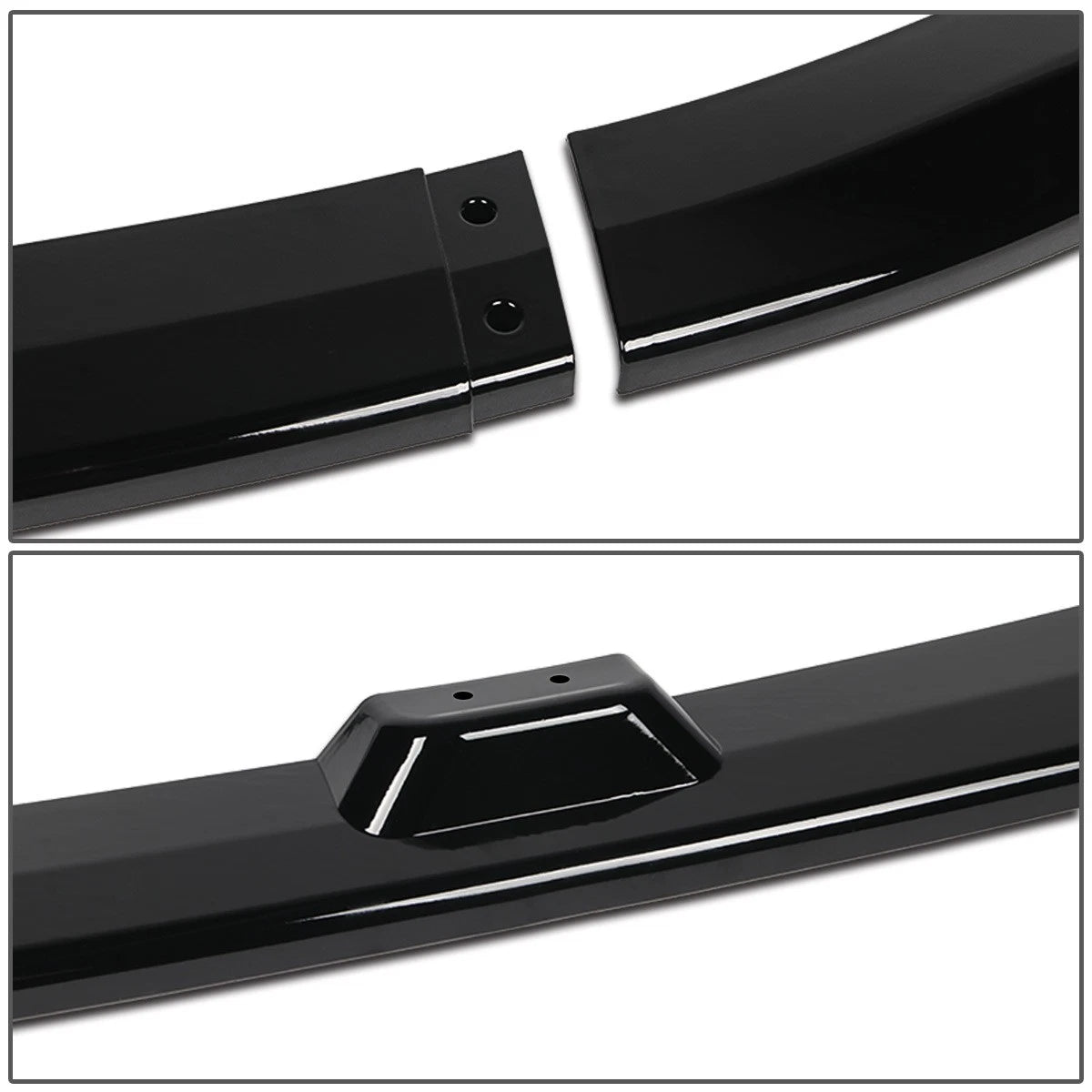 3Pc Front Bumper Lip Splitter Diffuser for Subaru WRX STI (2008–2010)