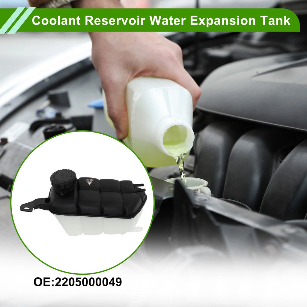 Coolant Expansion Overflow Tank No. 2205000049 for Mercedes CL500 CL55 (1999–2006)