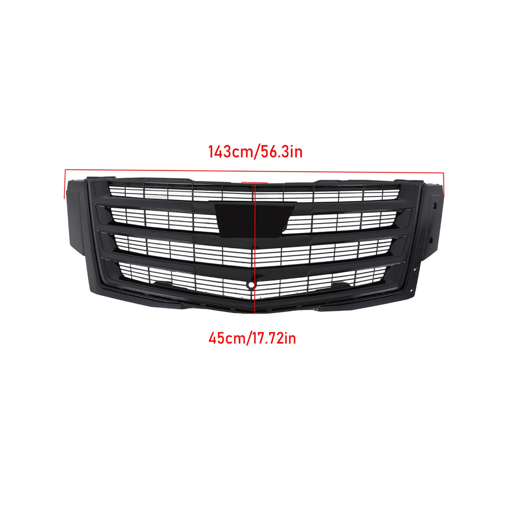 Upper Center Bumper Grille for Cadillac Escalade (2015–2020) Black