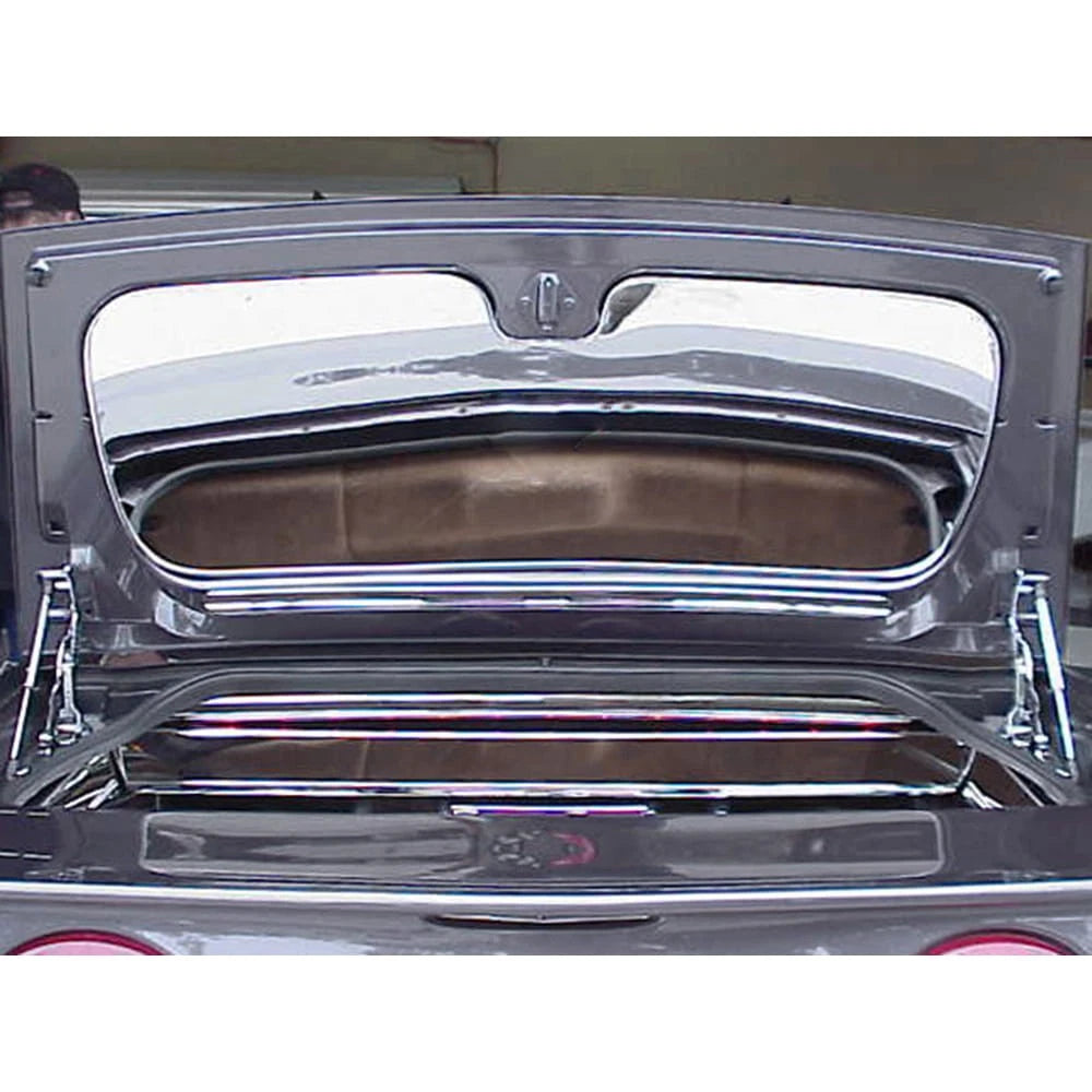 Polished Stainless Steel Trunk Lid Panel for 1997-2004 Chevy Corvette