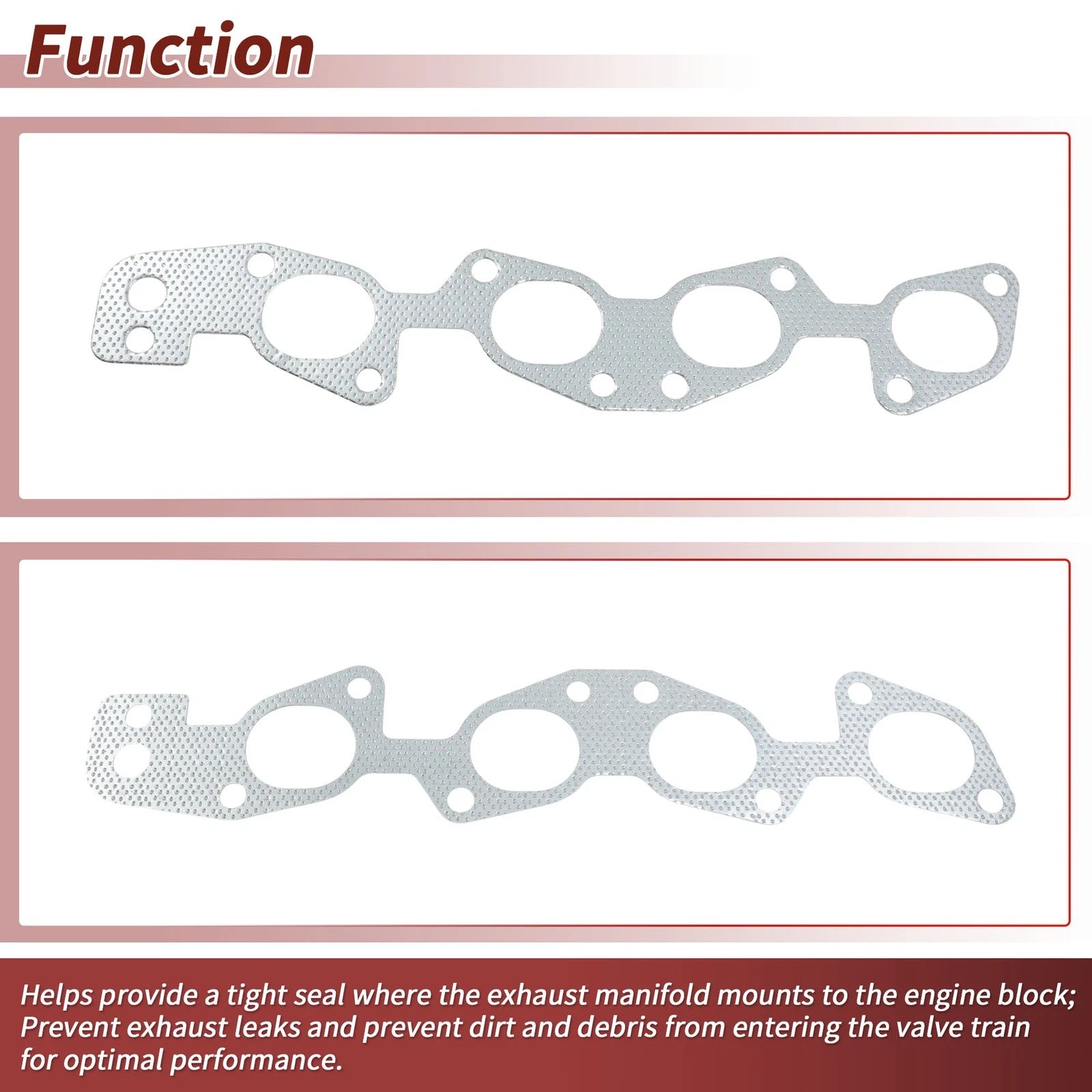 Exhaust Manifold Header Gasket for Chevrolet Tracker (1998–2008) No. 1414065D01