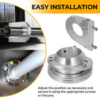 CNC 2" Swivel Base Floor Mount Steering Column Drop Kit Universal Hot Rod