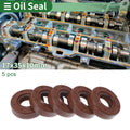 Set of 5 Oil Seal Rotary Shaft Seal FKM Rubber 17x35x10mm