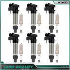 Ignition Coils & Spark Plugs for Chevrolet Equinox Impala Colorado GMC Acadia (2005–2023)