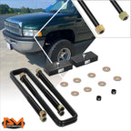 1" Rear Leaf Spring Leveling Lift Blocks for Dodge Ram 1500 2500 3500 (1994–2002)