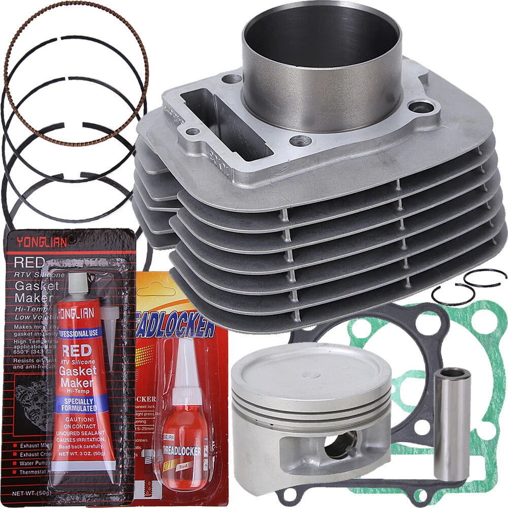 Top End Rebuild Kit with Cylinder Piston Gasket for Yamaha Warrior 350 (1987–2004)