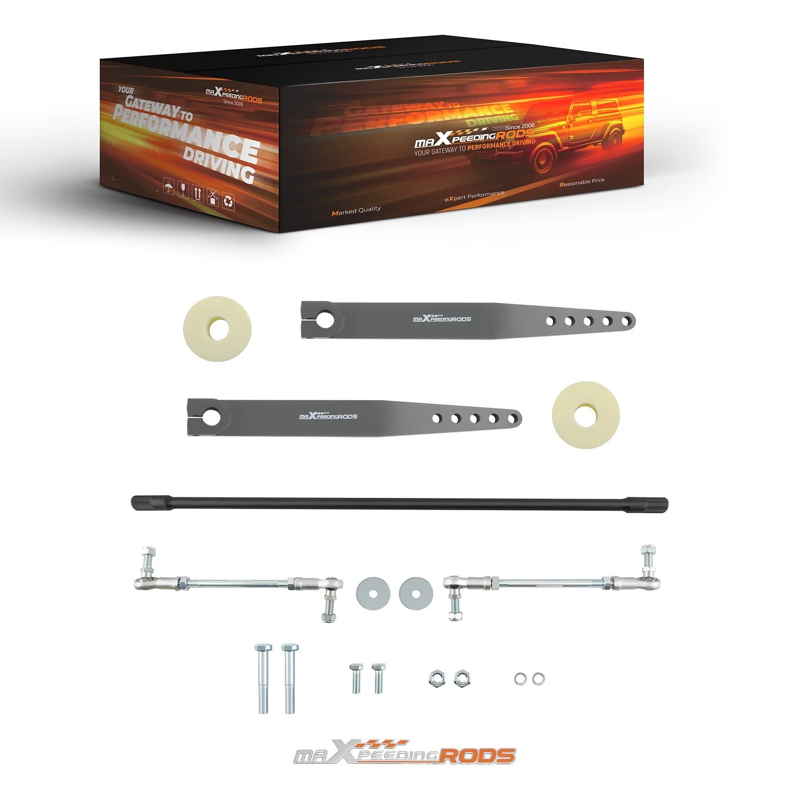 Front Sway Bar Kit for Jeep Wrangler LJ/TJ (1997–2006)