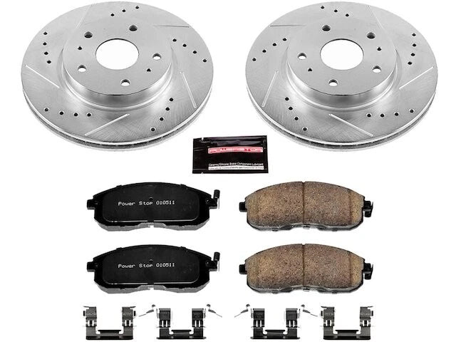 Front Brake Pad and Rotor Kit for Suzuki SX4 (2007–2013) YX575MQ