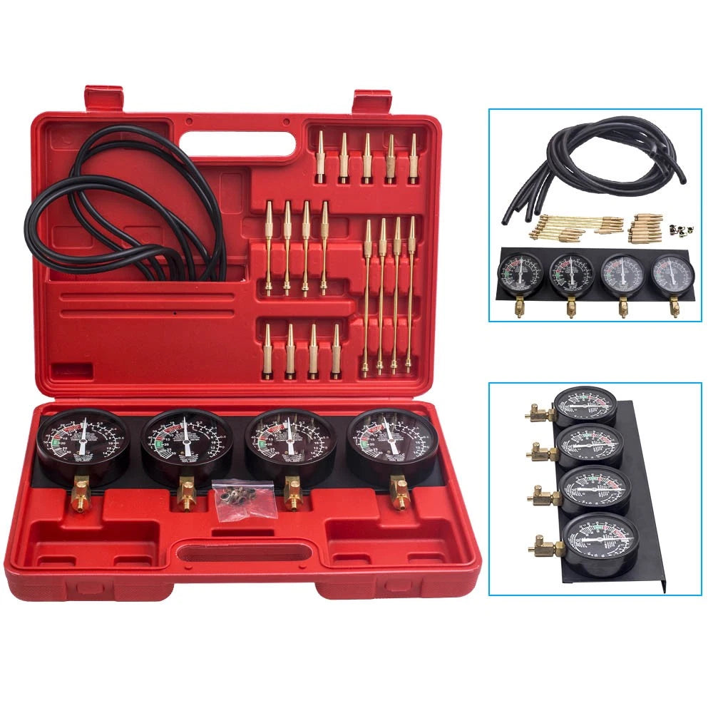 4X Fuel Vacuum Carburetor Synchronizer Tool Kit for