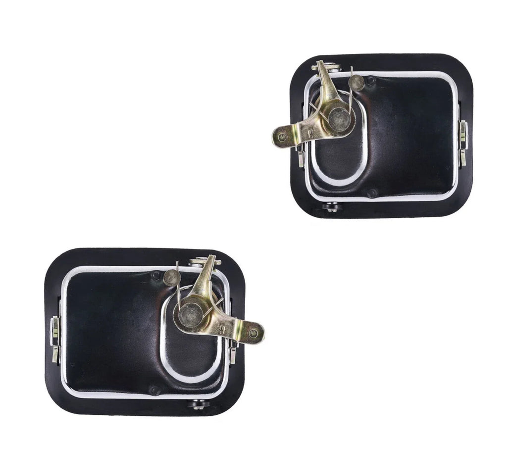 2 x Front LH+RH Chrome Outer Door Handle for Jeep Wrangler TJ (1996–2007)
