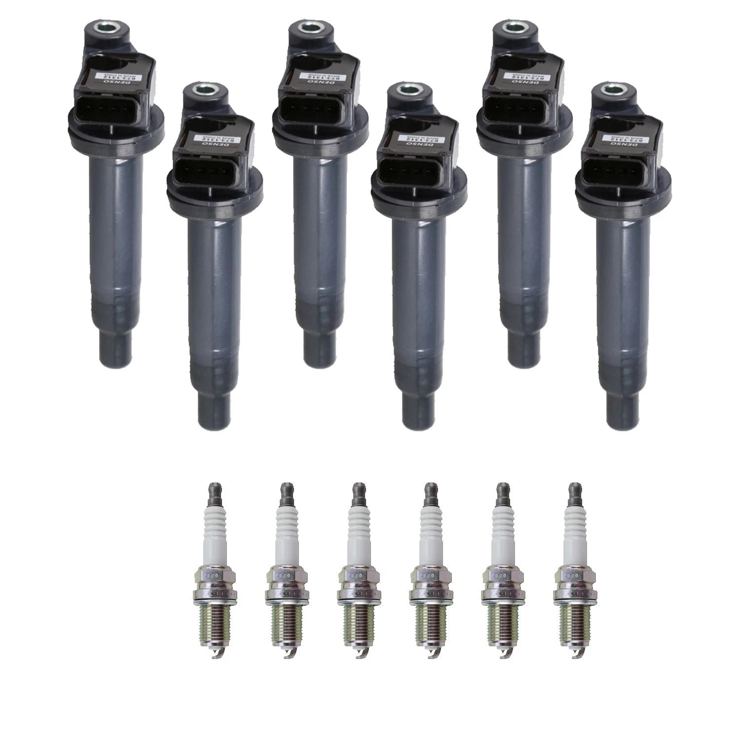 Set of 6 Ignition Coils & NGK Platinum Spark Plugs for Highlander Solara (V6)