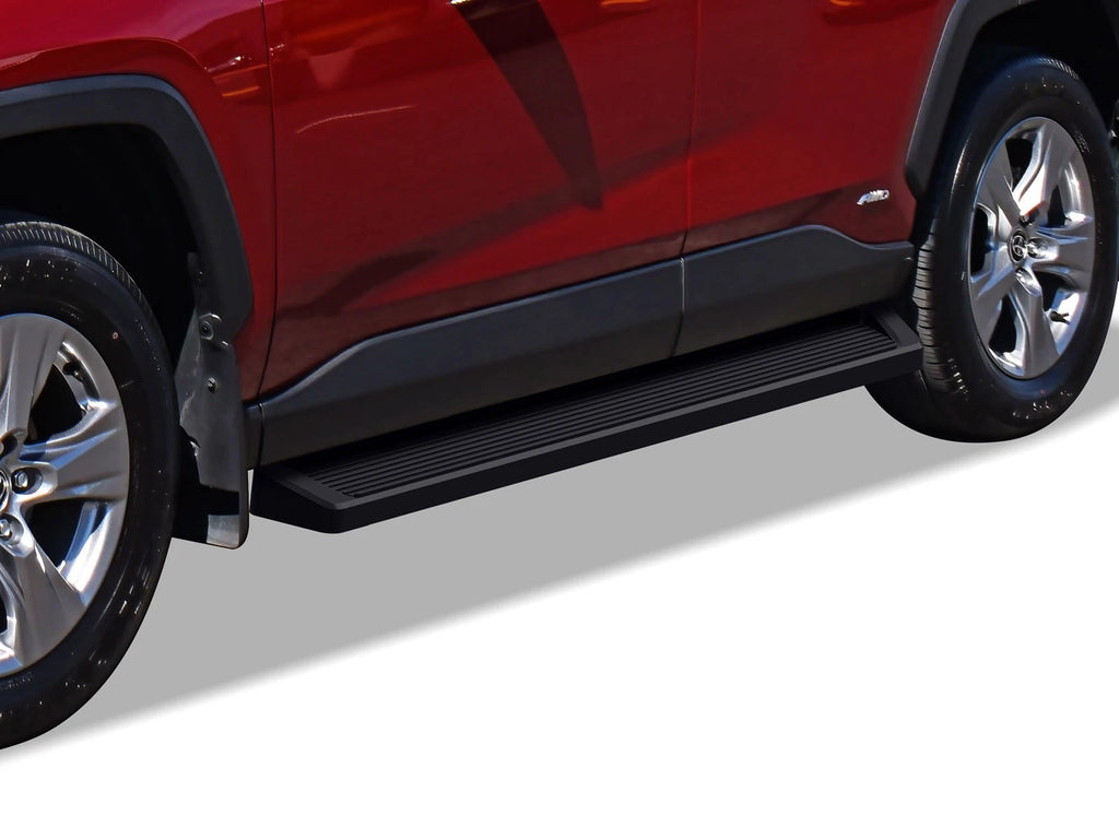 Set of 2 Black Side Steps for Toyota RAV4 (2019–2025)