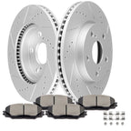 Front Ceramic Brake Pads and Rotors for Lexus HS250h, Scion xB, Toyota RAV4