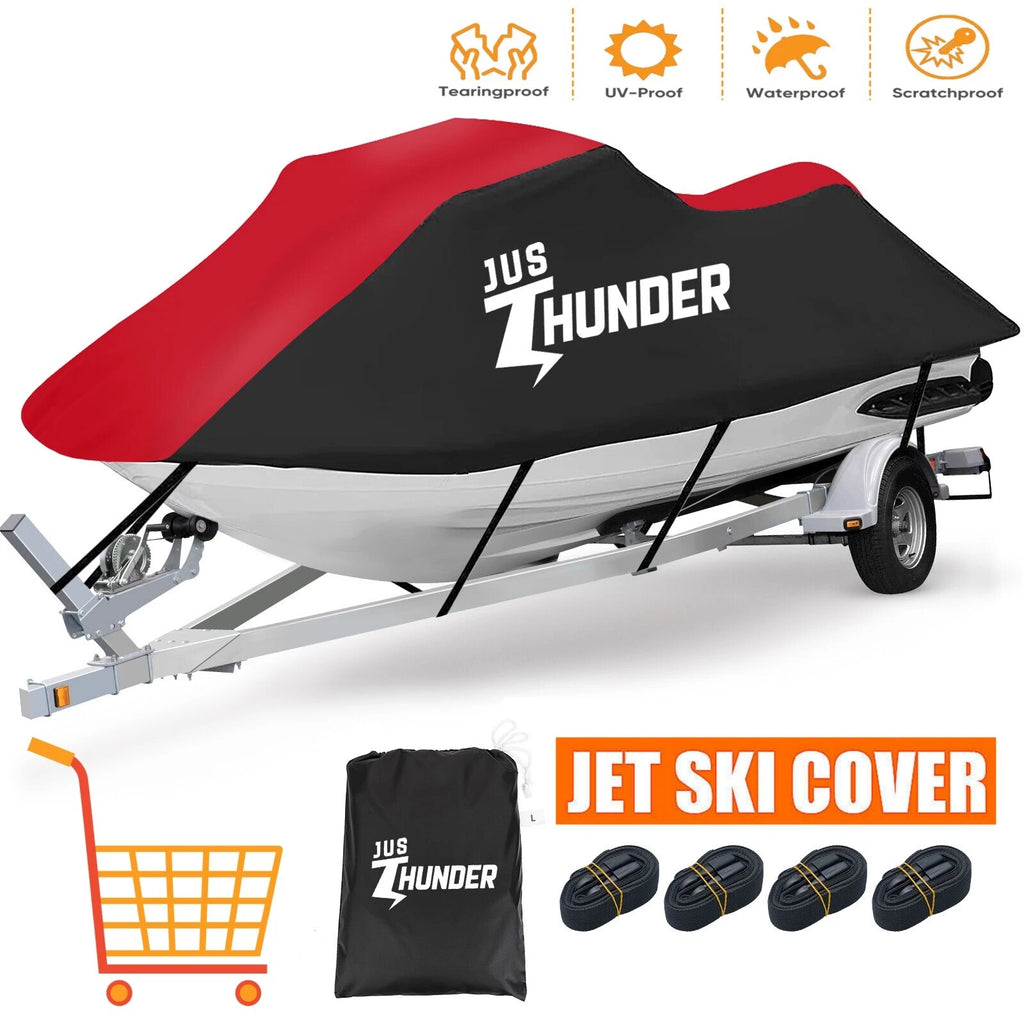 Jet Ski Cover for Yamaha WaveRunner FX HO, Sea-Doo Wake Pro 230 (Waterproof)