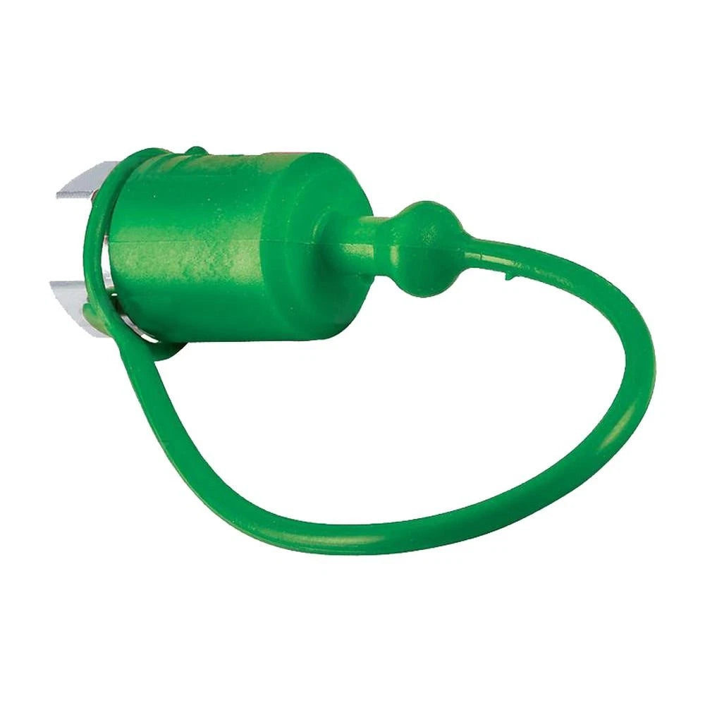 Dust Cap 1/2'' Green for TF12V Male Coupling (Fits Faster S.p.A)