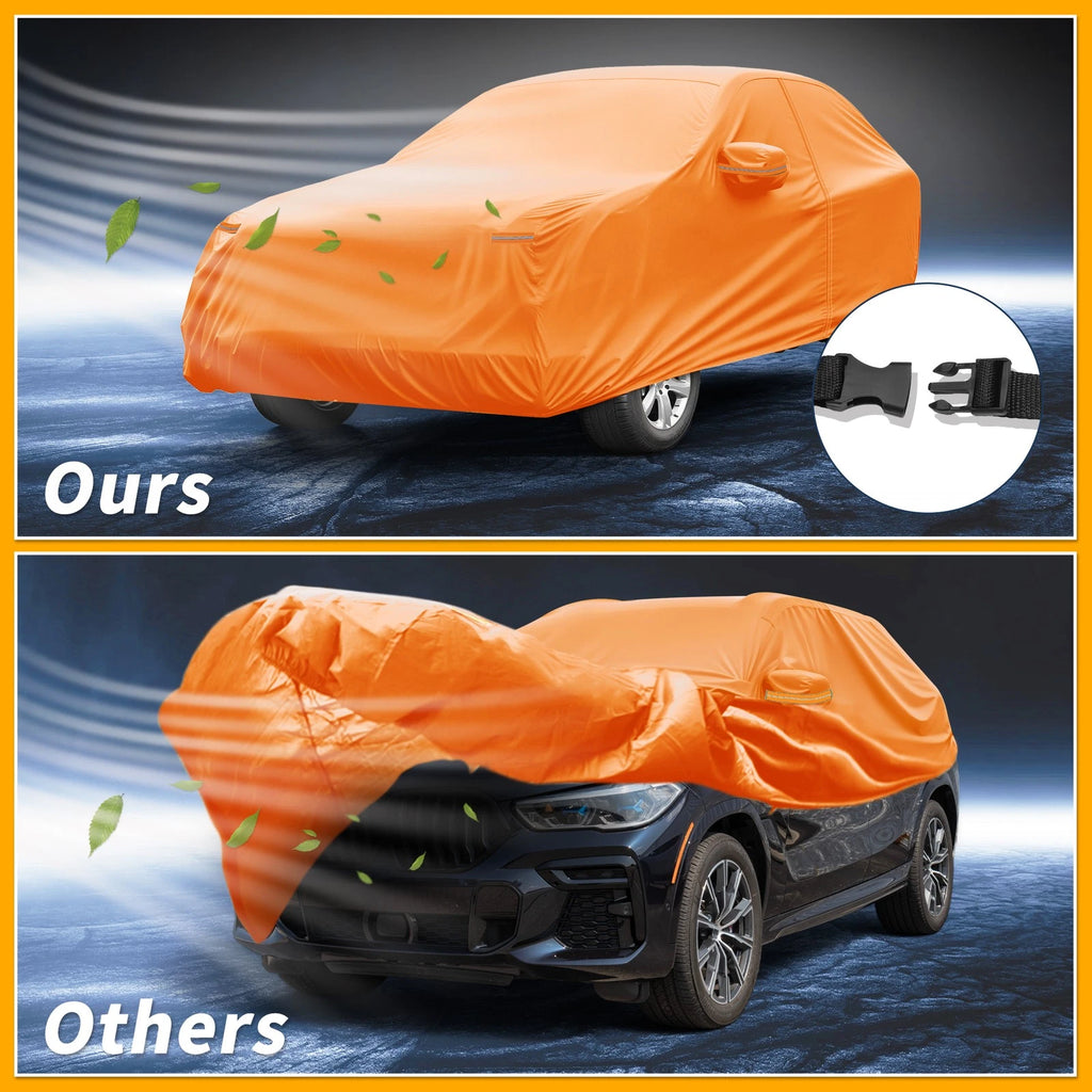 Waterproof Car Cover for BMW X5 (2014–2023) 210D-PU with Zipper