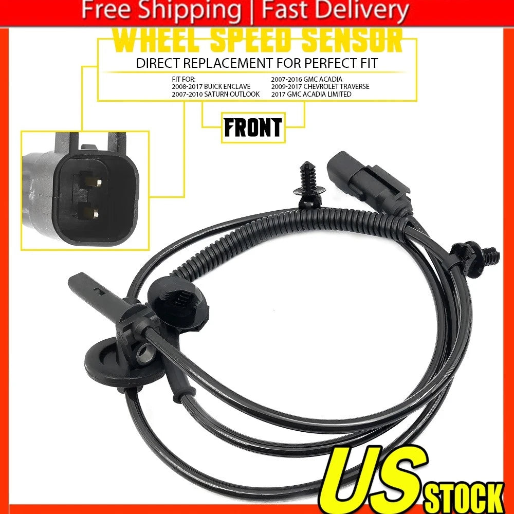 ABS Wheel Speed Sensor for Buick Enclave GMC Acadia (2007–2017) Front LH/RH