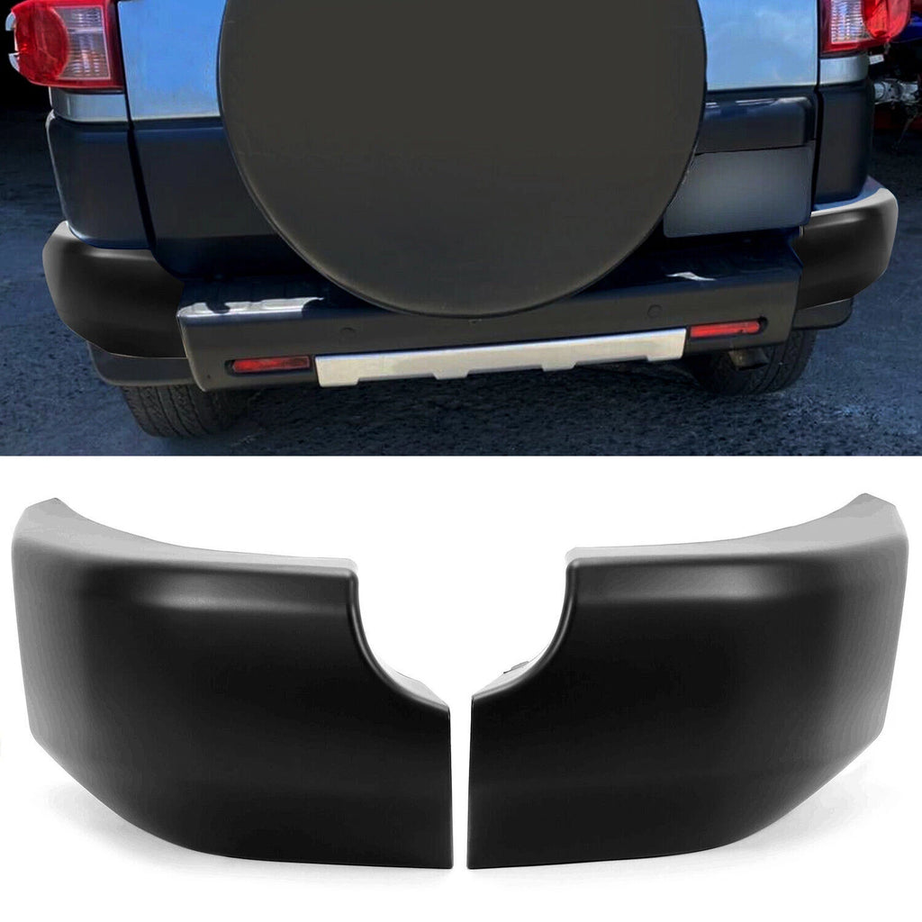 Set of 2 Rear/Front Corner Bumper End Cap Pads for Toyota FJ Cruiser (2007–2014)