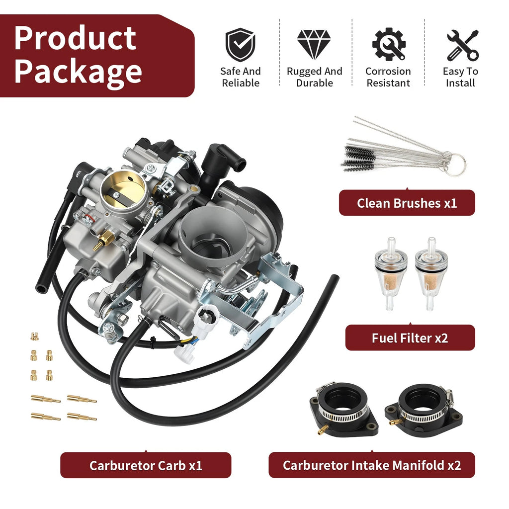 Carburetor and Intake Manifold for Yamaha V Star 1100 Classic (2000–2005)