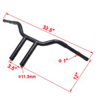 12" Tall Black MX-T Handlebar for Harley Davidson Sportster Dyna
