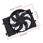 Radiator Cooling Fan Assembly for Mercedes-Benz C350 CLK350 (2006–2009)