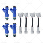 Set of 4 Fuel Injectors 16450-RWC-A01 for Acura RDX RSX TSX Integra (1997–2012)