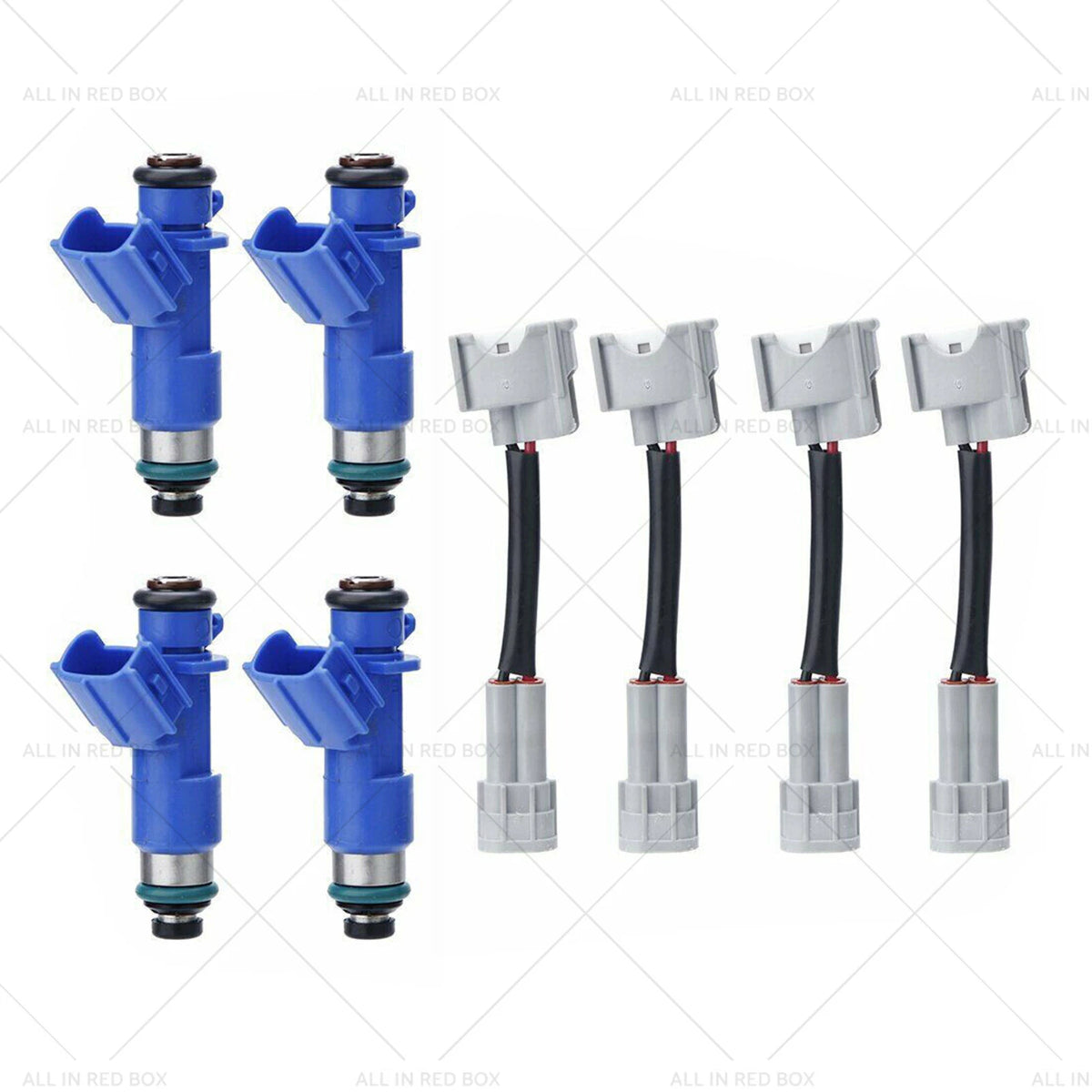 Set of 4 Fuel Injectors 16450-RWC-A01 for Acura RDX RSX TSX Integra (1997–2012)
