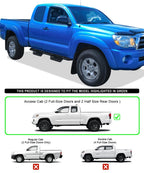 Stainless Steel Pocket Steps for Toyota Tacoma (2005–2023)