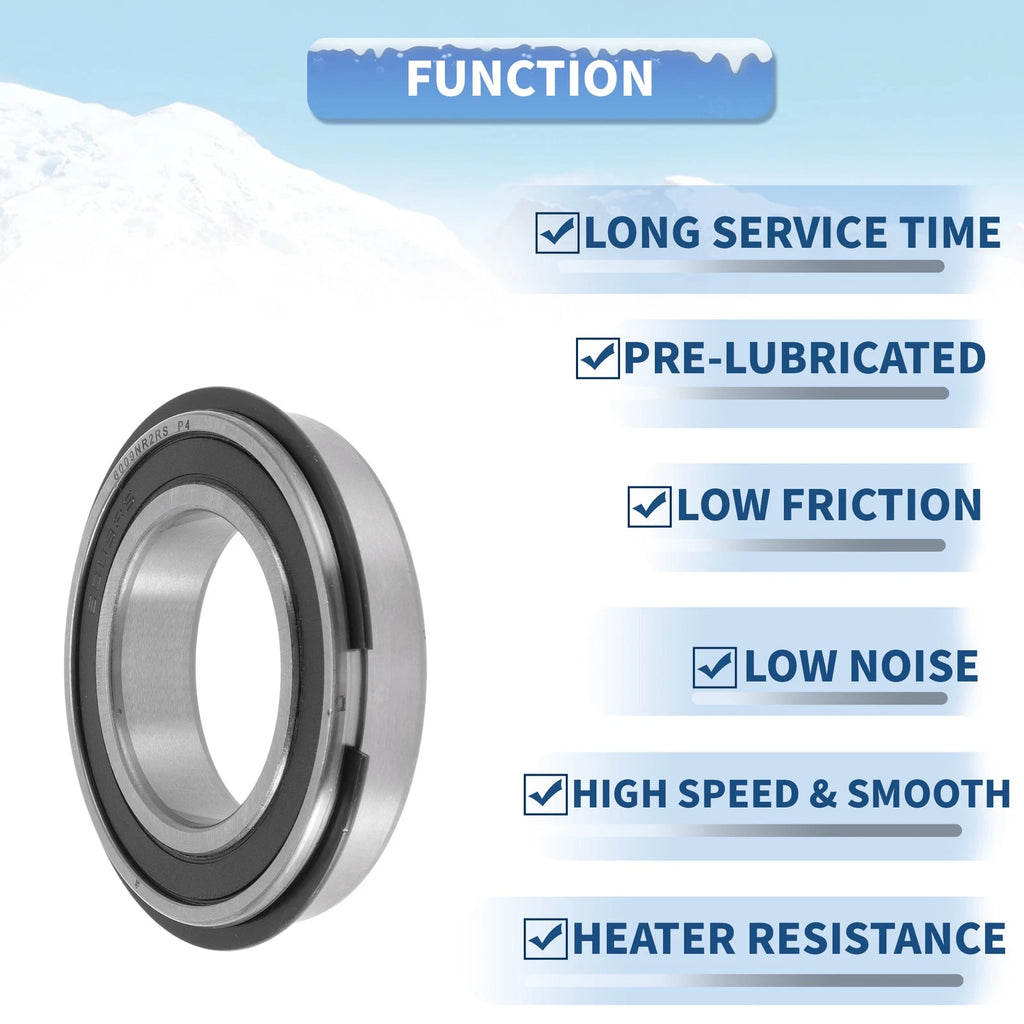 Deep Groove Ball Bearings 6009NR2RS for [Make Model]  45x75x16mm