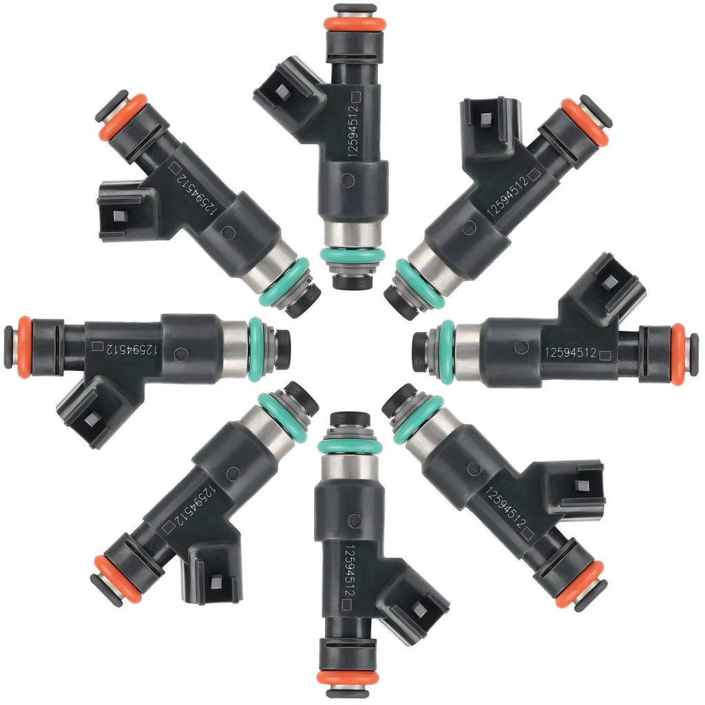 Set of 8 Fuel Injectors for Chevrolet Silverado 1500 GMC Sierra 1500