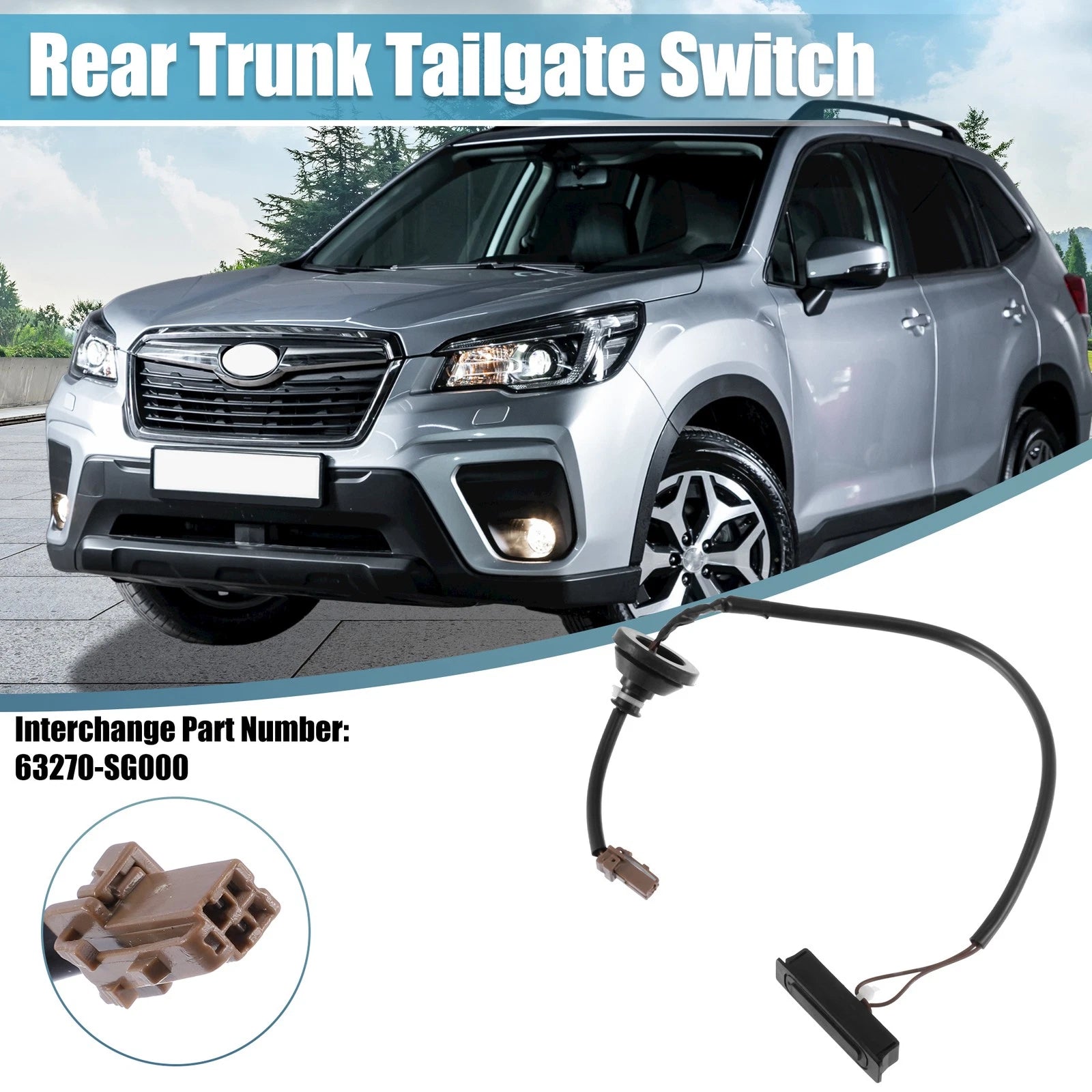 Rear Trunk Tailgate Switch for Subaru Forester (2014–2018) 63270-SG000