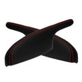 Door Panel Armrest Cover for Acura MDX (2001–2006) Carbon Red Stitch