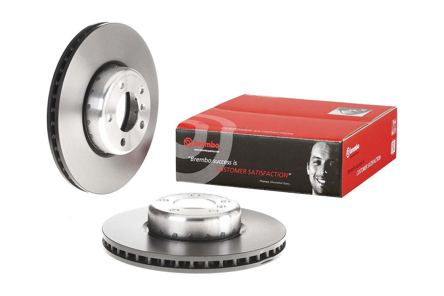 Brembo 340mm Front Composite Vented Disc Brake Rotor for BMW E92 E93 F22 F23 F30 (2007–2019)