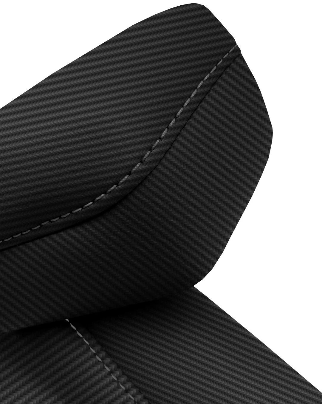 Door Panel Armrest PVC Carbon for Ford F150 Lariat (2015–2020) Black