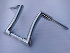12" Rise 2" Chrome Ape Hanger Handlebar for Harley Sportster, Yamaha Vstar