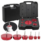 6PC Clean Ream Extreme Plastic Pipe Fitting Reamer Kit for Reed Tool (04529, PPRK6)